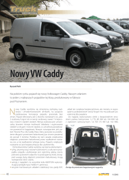 Nowy VW Caddy