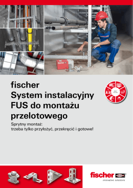 fischer System instalacyjny FUS do montażu przelotowego