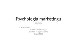 Psychologia marketingu