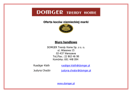 domger katalog koce 2015_pl pdf