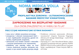 zaproszenie - Noma Medica Volla