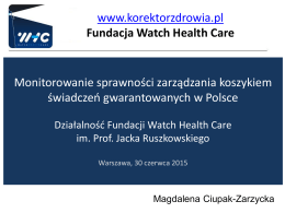 Fundacja Watch Health Care