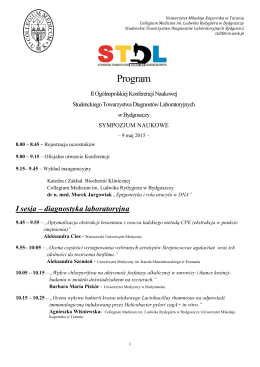 Program II OKN STDL w Bydgoszczy