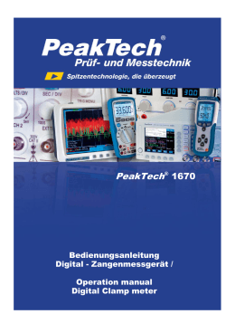 PeakTech® 1670