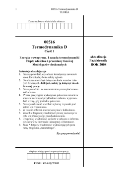 00516 Termodynamika D part 1 - 2008