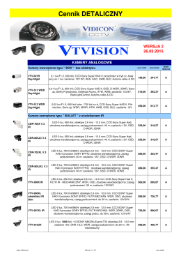 CENNIK 2A-2015 CCTV i SSWiN VIDICON