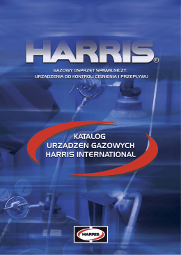 Osprzęt gazowy Harris (PDF – 4.4MB)