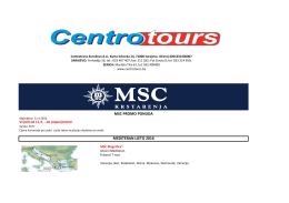 msc karibi - Centrotours