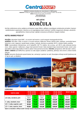 Korčula - Centrotours