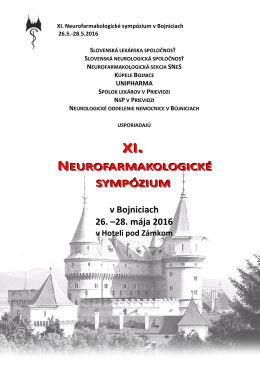 neurofarmakologické sympózium