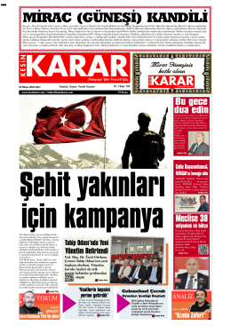 03 Mayıs 2016 - Kesin Karar Gazetesi