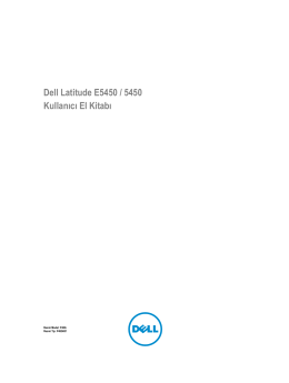 Dell Latitude E5450 CA038LE5450BEMEA_UBU Kullanım