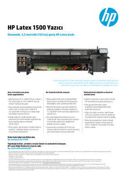 HP Latex 1500 Yazıcı