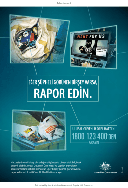 CALD print advertisement - Turkish