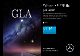 GLA Model Mayıs Ayı Kampanyası - Mercedes