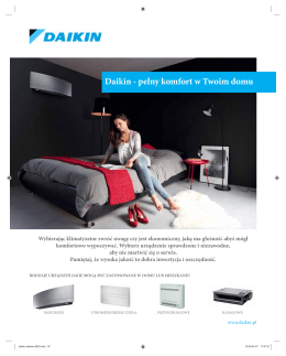 Daikin - pełny komfort w Twoim domu