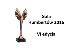 Gala Humbertów 2016 VI edycja