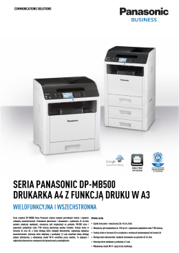 SERIA DP-MB500 - Panasonic Business