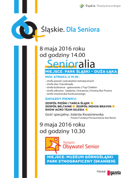 Plakat senioralia 2016