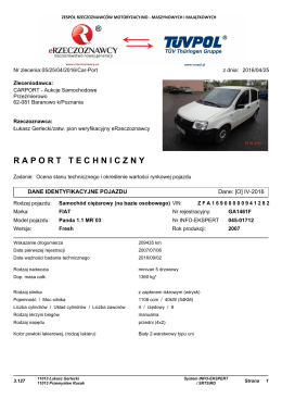 raporttechniczny - Carport aukcje samochodowe, aukcje samochodów