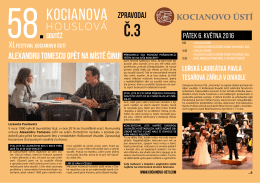 3. zpravodaj 2016 - Kocianovo houslové Ústí