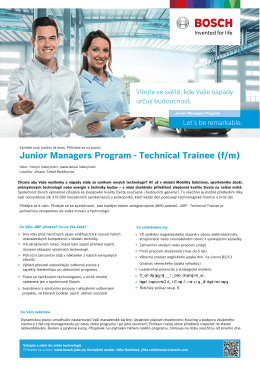 Junior Managers Program