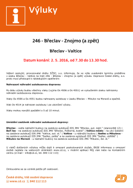 246_Břeclav - Znojmo (a zpět), Břeclav - Valtice_oprava