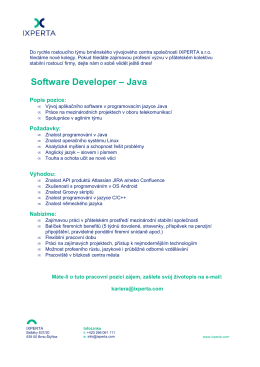 Software Developer – Java