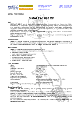 SIMALFA® 820 OF - ALFA Klebstoffe