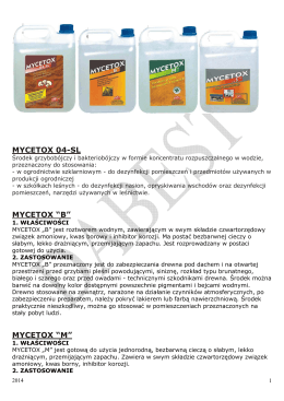 Grupa produktów MYCETOX
