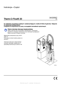 3A3350C, Therm-O-Flow 20, Instructions-Parts, Polish
