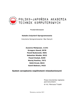 Załącznik 2 - Polsko-Japońska Akademia Technik Komputerowych