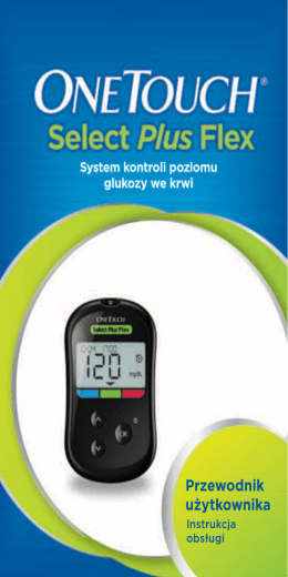 OneTouch® Select Plus Flex Owner`s Booklet Poland
