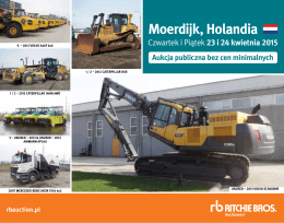 Moerdijk, Holandia - Ritchie Bros. Auctioneers