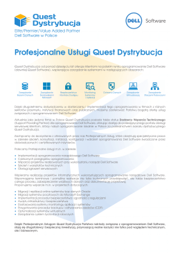 Usługi Profesjonalne Quest Dystrybucja – Ulotka pdf