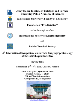 Jerzy Haber Institute of Catalysis and Surface Chemistry Polish