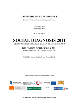 diagnoza społeczna 2011