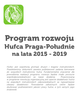 Program Rozwoju Hufca na lata 2015