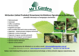 MrGarden Zakład Produkcji Drewnianej Architektury Ogrodowej w