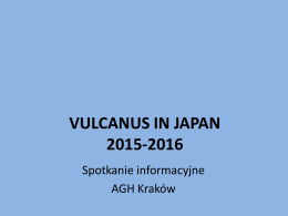 General Presentation of The Vulcanus In Japan Programme