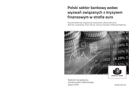 Polski sektor bankowy wobec wyzwań związanych z kryzysem