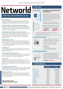 tematy 09/2015 - IDG Poland SA