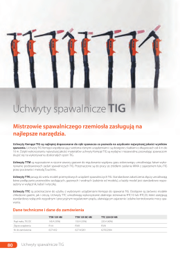 Kemppi TIG Uchwyty (PDF – 163KB)