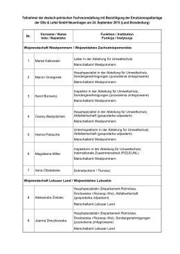 POL-15-6_Teilnehmerliste - Ministerium für Ländliche