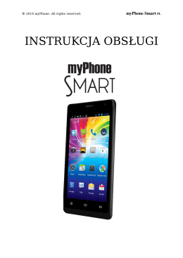 myPhone Smart - Instrukcja Obsługi [PL]