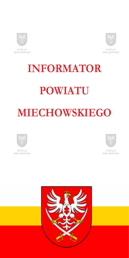 Folder Powiatu - Starostwo Powiatowe w Miechowie