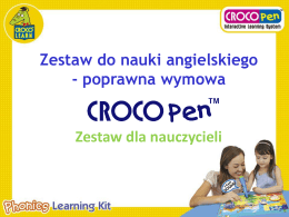 Crocopen/Zestaw do nauki angielskiego - poprawna
