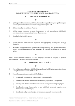 Statut tekst jednolity PIR 28 05 2015 FINAL