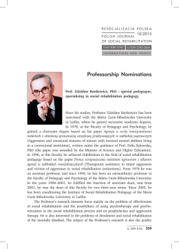 PJSR 10 - Polish Journal of Social Rehabilitation+Resocjalizacja