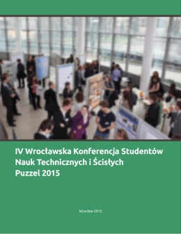 IV Wrocławska Konferencja Studentów Nauk - Serwis e-ISBN